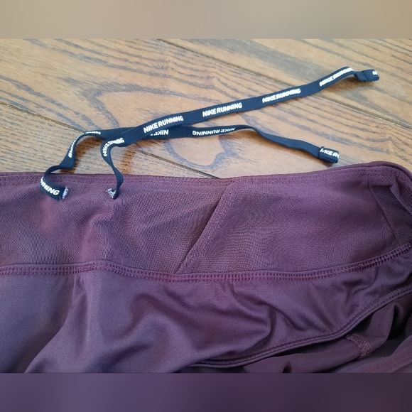 Nike Dri-Fit Running Shorts, Size Large, Burgundy - Picture 7 of 8